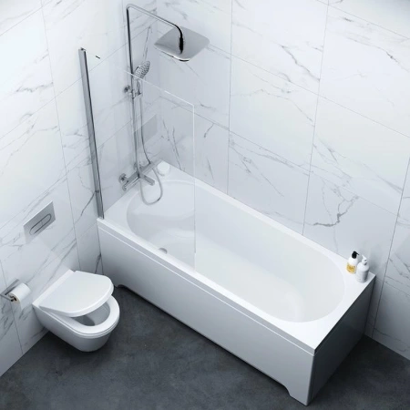 акриловая ванна ravak sonata ii 160x70 c634r00000 без гидромассажа