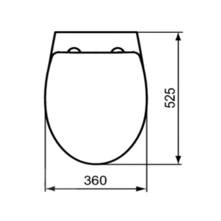 сиденье для унитаза ideal standard ecco r195001