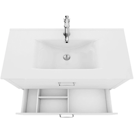 тумба с раковиной iddis oxford 100 oxf10w1i95k белая