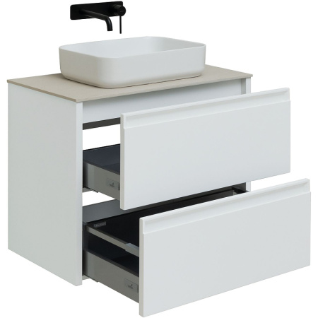 тумба под раковину allen brau fantasy 80 1.11001.wm подвесная белая матовая