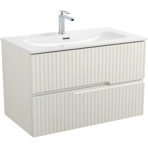 тумба под раковину cezares duet-n 80 duet-n-800-2c-so-as-p подвесная альпака брашированная