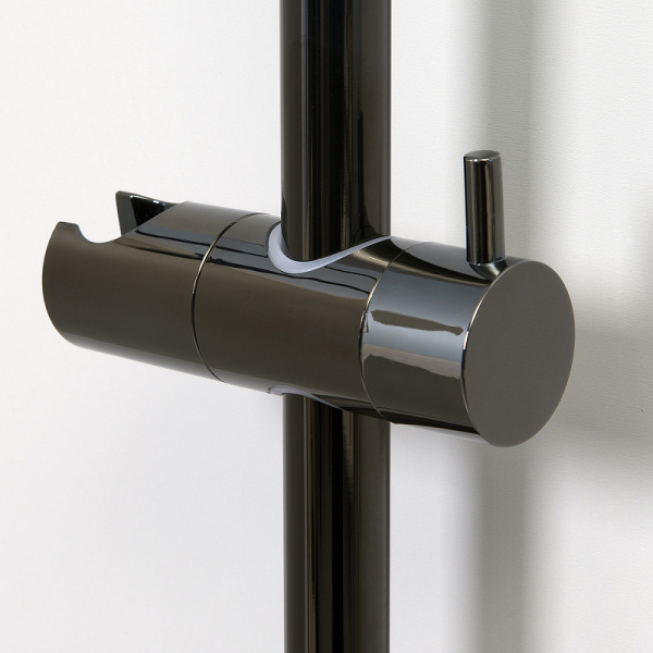 душевая штанга wasserkraft glan a191 цвет черный глянцевый