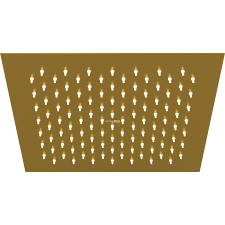 Верхний душ WasserKRAFT Aisch A198 цвет золото матовое