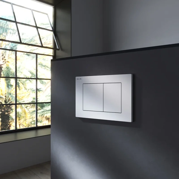 клавиша смыва для инсталляции am.pm primefit i090201, цвет белый глянцевый.