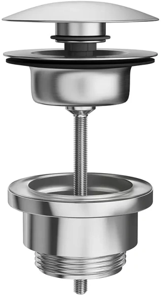 донный клапан kerama marazzi 24686km.50.050 клик клак нержавеющая сталь