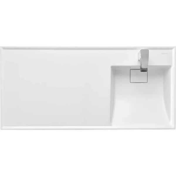 раковина aquaton лондри 105 r 1a72223klh010 на стиральную машину, белая