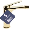 смеситель rea avalon rea-b1125 для биде, без донного клапана, золотой