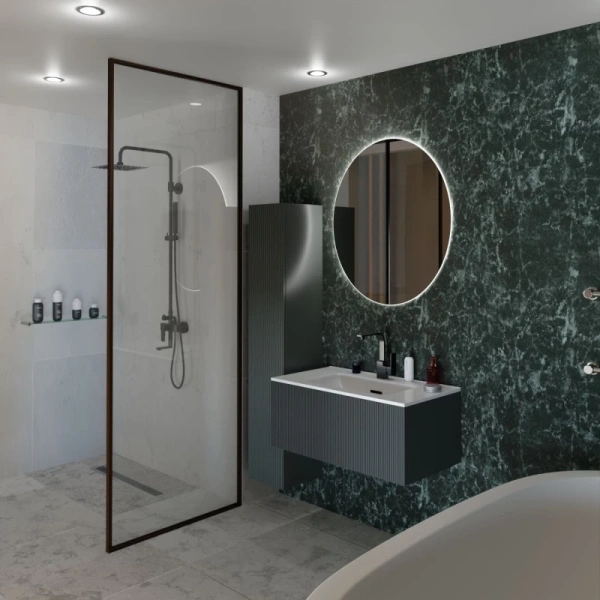 тумба серо-зеленый матовый 95,2 см la fenice terra fnc-01-ter-g-100