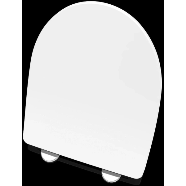 сиденье для унитаза aquatek ника aq0209-00 с крышкой, быстросъемное, с микролифтом, белое