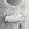 раковина catalano zero 75x50 см, с 1 отв., белый глянцевый