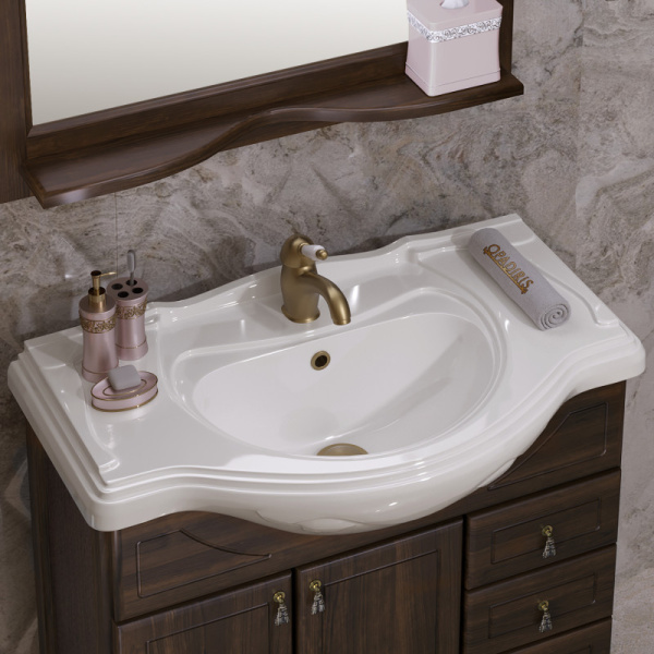 зеркало 82х103,5 см орех антикварный opadiris клио