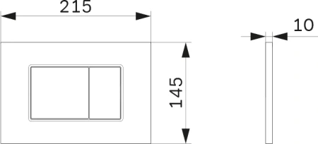 кнопка для инсталляции am.pm pro с s i070231 хром матовый