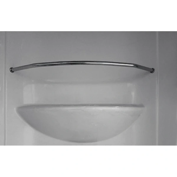 душевая кабина river neva 80x80x26 мт б/к 10000001285 профиль матовый хром задняя стенка белая