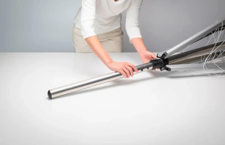 сушилка для белья brabantia lift-о-мatic 146947 серый металлик
