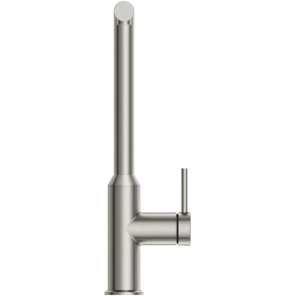 смеситель для кухни cersanit flavis a68248 с выдвижным изливом, сатин