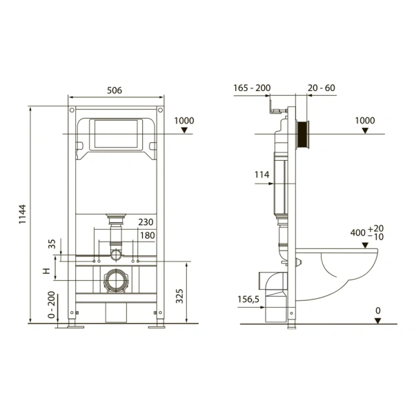 инсталляция tece tecespring v s401201 для унитаза, 4 в 1 с кнопкой смыва глянцевый хром