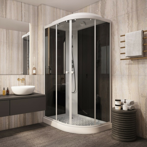 душевая кабина parly classic эконом 120x80 l ec1231l без гидромассажа