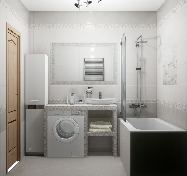Керамическая плитка Kerama Marazzi Город на воде серый светлый 12106R настенная 25х75 см