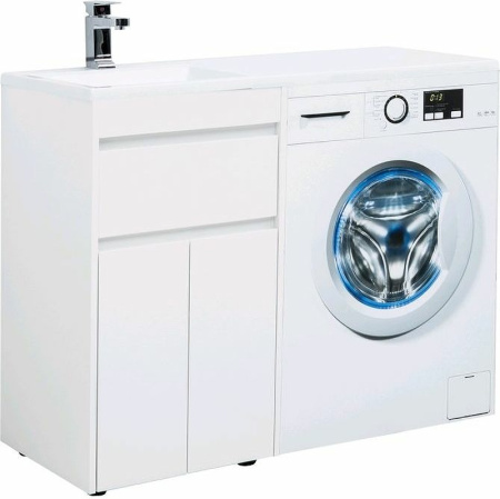 тумба с раковиной aquanet токио 110 l 239204 белая