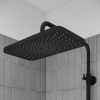 душевая система iddis parker parbl3fi06 340x190 мм, со смесителем, черный матовый