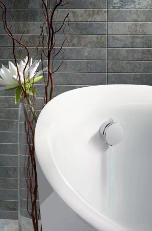 слив-перелив для ванны kludi rotexa multi 2120005n-00 с наполнением, хром