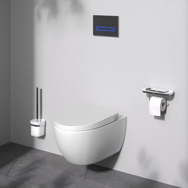 унитаз am.pm awe c111700sc подвесной, безободковый, с сиденьем микролифт, белый