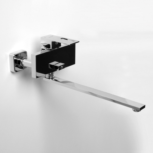 смеситель для ванны с душем wasserkraft alme 1502l универсальный, цвет хром