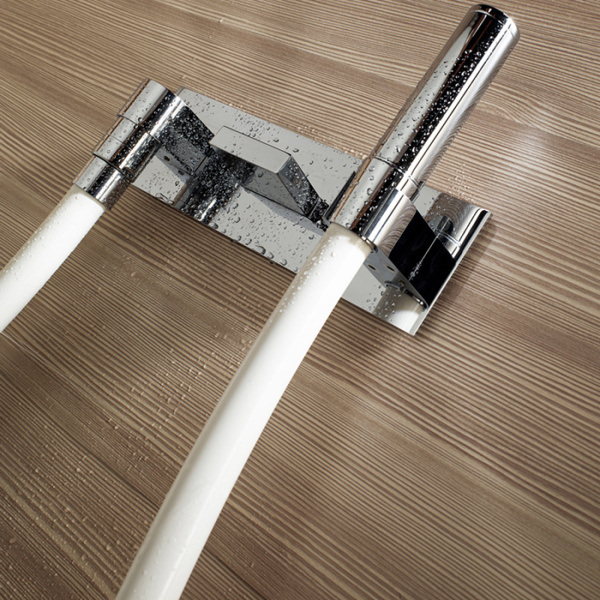 гигиенический душ со смесителем bossini kneipp e89501.030, лейкой и шлангом, цвет: хром