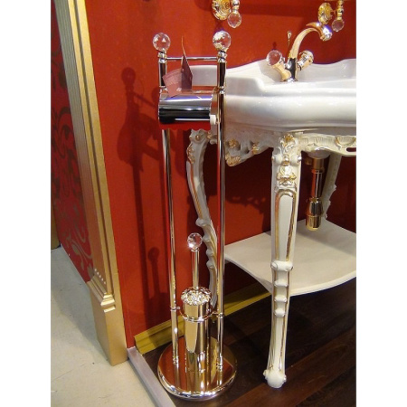 напольная стойка migliore cristalia 16815 цвет хром с кристаллами swarovski