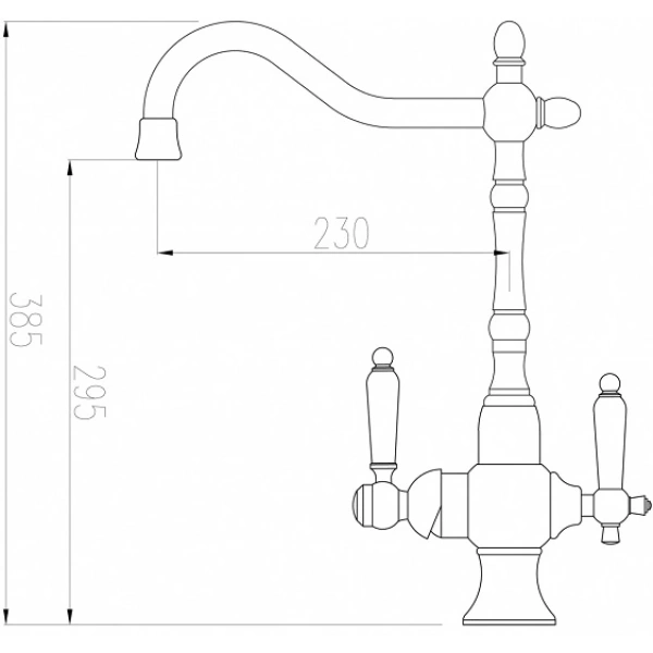 смеситель для кухни zorg clean water zr 336 yf-50