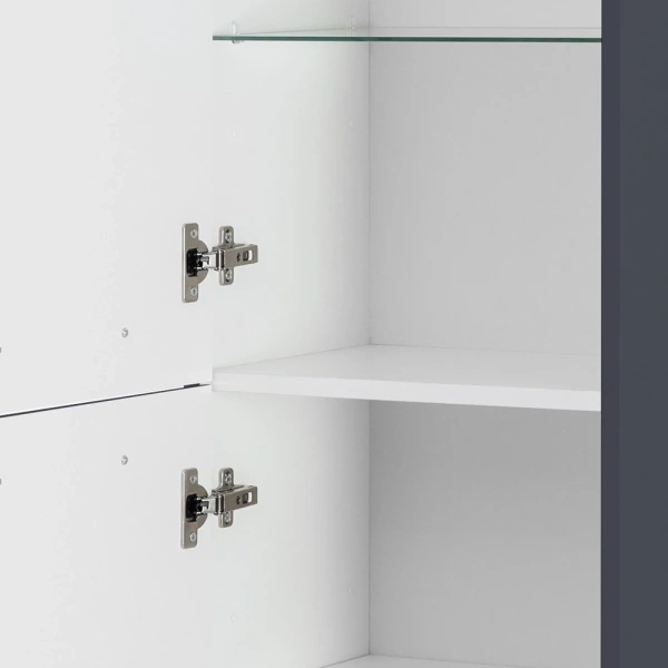 шкаф пенал cezares eco 40 eco-1500-2a-sc-gr-p подвесной grafito