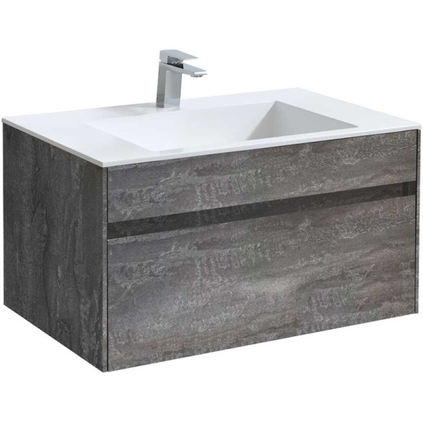 тумба серый камень 79,2 см vincea chiara vmc-2c800gs