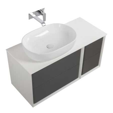 столешница под раковину cezares bellagio 106 50186, цвет bianco