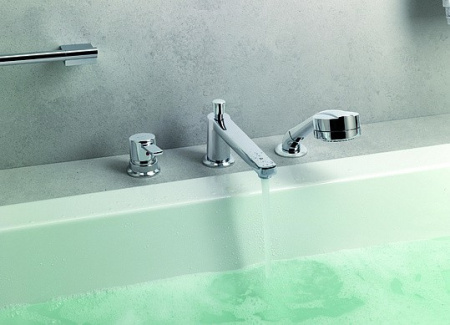 смеситель на борт ванны kludi zenta 384470575