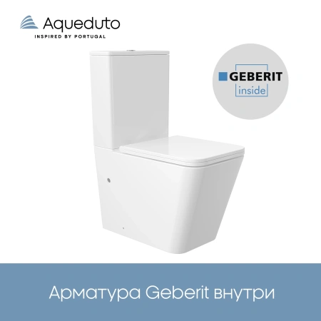 унитаз компакт aqueduto macio plus aqdsmact10