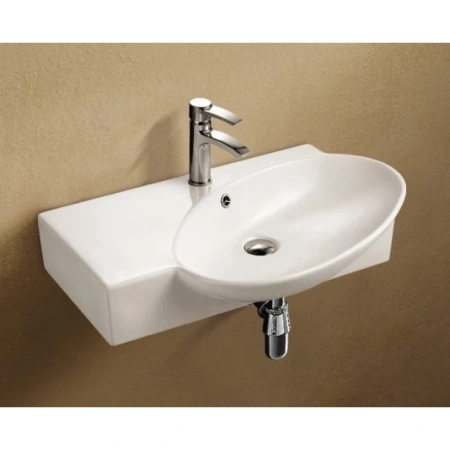 Раковина подвесная WeltWasser Aisbach 5093 L 76см 10000003878, белая