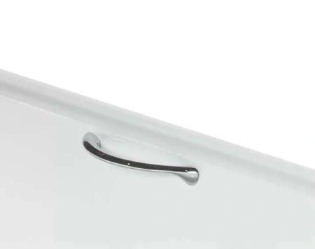 чугунная ванна wotte start 1700x700ur c отверстиями для ручек, без антискользящего покрытия