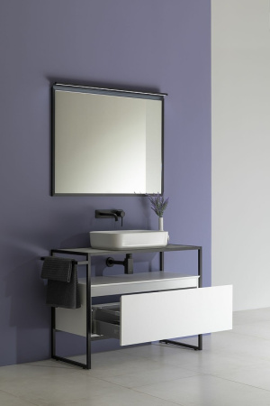 тумба под раковину allen brau priority 100 1.31003.wm белая матовая