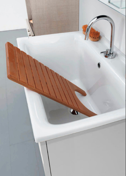 раковина полувстраиваемая kerasan aquadom 60 см 029201*1