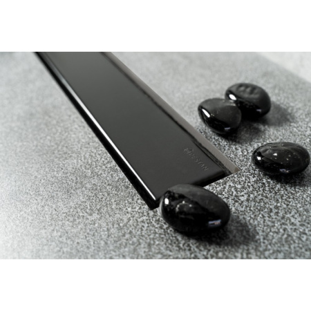 душевой трап 650 мм bettoserb frameless black matte line 13701320 2 в 1 с основой под плитку