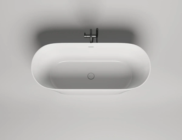 ванна из искусственного камня salini mona 170х72х58 s-sense (sapirit) глянец 102912g