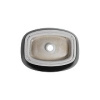 раковина накладная 50 см aquanet fine-1-mb 00273682, черный матовый