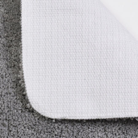 коврик для ванной комнаты wasserkraft kammel 55х57 bm-8342 silver