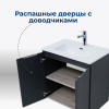 тумба под раковину aquanet алвита new 00303904 2 дверцы, 70x45.7 см, антрацит