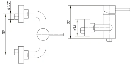 смеситель для душа migliore fortis 18654