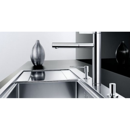 дозатор для моющего средства blanco livia 521291 хром