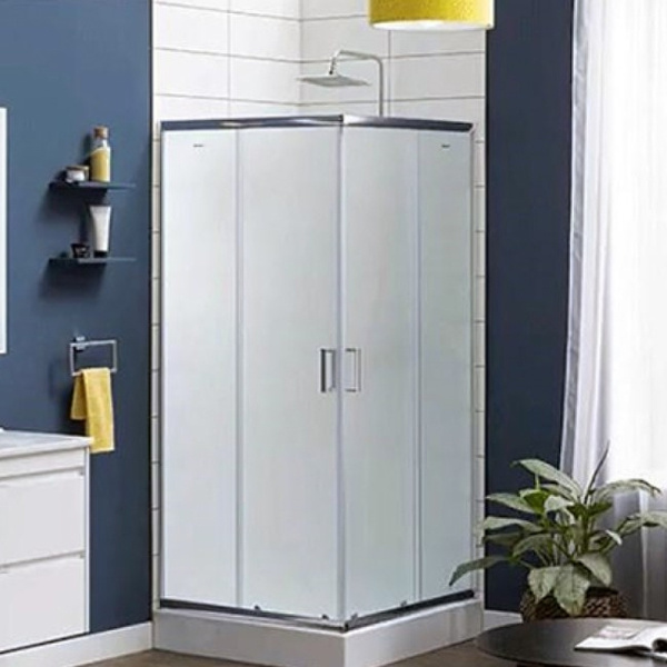 душевой уголок aquanet se-800s 80×80, узорчатое стекло