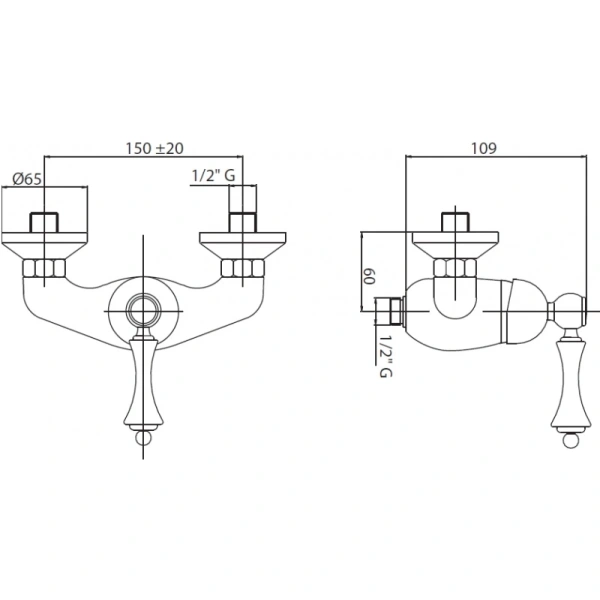 смеситель для душа bianco lucido/cromo, ручка bianco lucido/cromo cezares margot margot-dm-blc смеситель для душа bianco lucido/cromo, ручка bianco lucido/cromo cezares margot margot-dm-blc