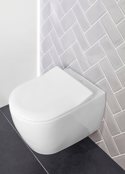 унитаз villeroy & boch subway 2.0 5614r001/9m78s101 подвесной безободковый, с крышкой сиденьем, альпийский белый