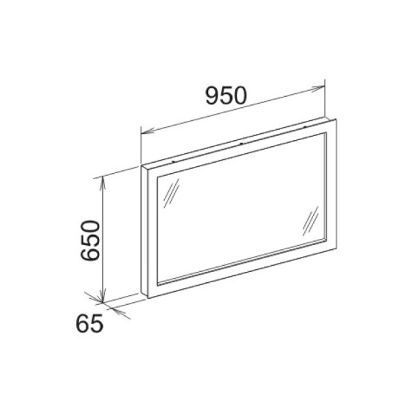 зеркало keuco edition 300 95 см 30096 013000